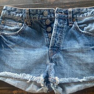 Free people size 25 denim shorts